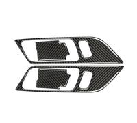 QFJFBGGH Decoration Strips Interior 2Pcs/4Pcs For Mustang 2015-2022 Car Interior Door Inner Handle Door Bowl Trim Cover Frame Carbon Fiber Sticker Frame Cover Trim(4Pcs Set)