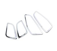 QFJFBGGH Decoration Strips Interior ABS Chrome Inner Door Handle Decorative Sequins Armrest Decoration Stickers Trim For Kuga For Escape 2014-2017 Frame Cover Trim(Common)