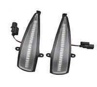 QFJFBGGH Mirror Indicator Light 2X Blinker LED Turn Signal Light Indicator Side Mirror Lamp For Civic 8th MK8 Hatchback 3D 5D 2006 2012 FN2 FN FK Dynamic Turn Signal Light(Crystal)