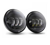 QFJFBGGH Motorcycle Headlights 2 PCS 4.5 Inch Motorcycle Led Fog Light 4 1/2 Auxiliary Passing Lamp For Motorcycles 30W Waterproof Fog Lights LED Headlamp(2pcs no halo)