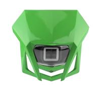 QFJFBGGH Motorcycle Headlights For CRF230 XR230 For Suzuki For Kawasaki For KLX150 For WR450 Motorcycle Headlight Assembly Universal Motocross Accessories LED Headlamp(GREEN)