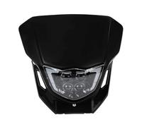 QFJFBGGH Motorcycle Headlights For WR250F For WR450F For YZ250F For YZ450F 2015-2019 Motorcycle Headlight Assembly LED Headlamp Motocross DirtBike LED Headlamp(Black)