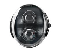 QFJFBGGH Motorcycle Headlights LED Headlight With High Low Beam Lamp Motorcycle Headlamp For VRod V-Rod VRSC VRSCA VRSCB VRSCF VRSCAW 2002-2017 LED Headlamp