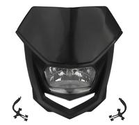 QFJFBGGH Motorcycle Headlights Motocross Halogen Headlight Fairing Universal Motorcycle Dual Sport Headlight Head Lamp Dirt Pit Bike For XR For CRF 150-230 LED Headlamp(HL337-7)