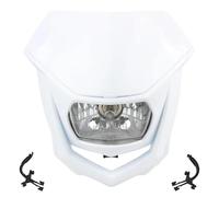 QFJFBGGH Motorcycle Headlights Motocross Halogen Headlight Fairing Universal Motorcycle Dual Sport Headlight Head Lamp Dirt Pit Bike For XR For CRF 150-230 LED Headlamp(HL336-7)