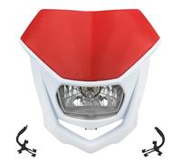 QFJFBGGH Motorcycle Headlights Motocross Halogen Headlight Fairing Universal Motorcycle Dual Sport Headlight Head Lamp Dirt Pit Bike For XR For CRF 150-230 LED Headlamp(HL336-1)