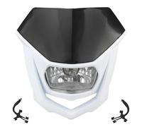QFJFBGGH Motorcycle Headlights Motocross Halogen Headlight Fairing Universal Motorcycle Dual Sport Headlight Head Lamp Dirt Pit Bike For XR For CRF 150-230 LED Headlamp(HL336-6)