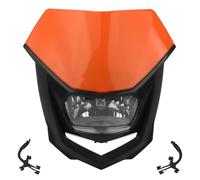 QFJFBGGH Motorcycle Headlights Motocross Halogen Headlight Fairing Universal Motorcycle Dual Sport Headlight Head Lamp Dirt Pit Bike For XR For CRF 150-230 LED Headlamp(HL337-2)
