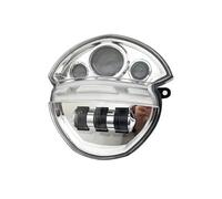 QFJFBGGH Motorcycle Headlights Motorcycle Headlight For Ducati For Monster 696 695 795 796 1100 1100S M1000 Front Headlights LED Head Lamp Assembly Complete 100W LED Headlamp(CHROME)