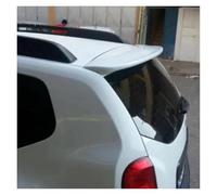 QFJFBGGH Roof Spoiler For Dacia For Duster 2009-2017 ABS Car Rear Roof Wing Spoiler Body Kit Glossy Black/Carbon Look/No Paint/WHITE Rear Roof Spoiler(WHITE)
