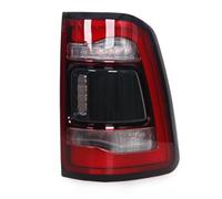 QFJFBGGH Tail Light Car LED Rear Tail Light For Dodge For RAM 1500 2019-2021 Turn Signal Warning Stop Brake Black Trim Lamp Tail Rear Light(Right)