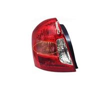 QFJFBGGH Tail Light Car Rear Tail Light For Hyundai For Accent 2006-2011 Brake Lamp Signal Taillight Cover No Bulb 92402-1E010 Tail Rear Light(Red Left)