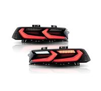 QFJFBGGH Tail Light LED Car Tail Light Assembly For Chevy For Camaro 14 15 Brake Light With Dynamic Turning Signal Light Car Led Taillights Tail Rear Light(Red Turn)