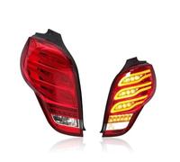 QFJFBGGH Tail Light LED Tail Lights For Chevy For Spark 2011-2014 Sequential Turn Signal DRL Brake Reverse Car Rear Tail Light Assembly Tail Rear Light(Red Electroplating)