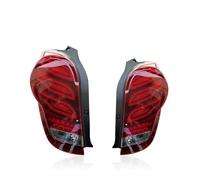 QFJFBGGH Tail Light LED Tail Lights For Chevy For Spark 2011-2014 Sequential Turn Signal DRL Brake Reverse Car Rear Tail Light Assembly Tail Rear Light(Red Sprayed Black)
