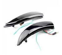 QFJFBGGH Turn Signal Lights Dynamic LED Turn Signal Light Flowing Side Wing Rearview Mirror Indicator For Fiesta Mk7 2008-2017 For B-Max Mirror Indicator Light(Yellow blue)