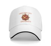 QFLLQLFF Baseball Cap Crescent City University Baseball Cap Foam Party Hats Woman Hat Men's Gift
