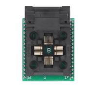 QFP32 to DIP32 Programming Socket, TQFP32 Test Socket Adapter with 2.54mm Pin Pitch, Converts QFP32 PQFP32 TQFP32 ICs to DIP32 for Prototyping and IC Testing