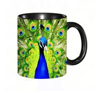 QFSDGY 11oz Ceramic Coffee Mug,Special Christmas Sister Gifts,Funny Xmas Tea Coffee Cup,Tea Mug,Flying Comet with Curved Glowing Tail in the Starry Night Sky,Valentines,Anniversaries