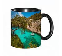 QFSDGY 11oz Ceramic Coffee Mug,Special Christmas Sister Gifts,Funny Xmas Tea Coffee Cup,Tea Mug,Nature,Moraine Lake Banff National Park Canada Mountains Pines Valley of the T,Valentines,Anniversaries