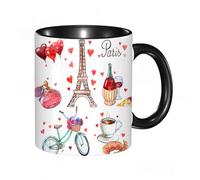 QFSDGY 11oz Ceramic Coffee Mug,Special Christmas Sister Gifts,Funny Xmas Tea Coffee Cup,Tea Mug,Paris Metro Map, a Vivid map Showing the Complex Network and RER Lines Through,Valentines,Anniversaries