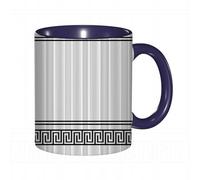 QFSDGY 11oz Ceramic Coffee Mug,Special Christmas Sister Gifts,Funny Xmas Tea Coffee Cup,Tea Mug,Seamless Miami Night Tropical Pattern Black Foliage on Sunset Blur. High quali,Valentines,Anniversaries
