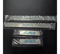 QFYANXUAN 4 Pcs Car Door Sill Scuff Plate for Toyota Auris 2022 2021 2020 2019 2018-2015, Stainless Steel Kick Plates Car Threshold Scuff Plate Styling Accessories