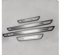 QFYANXUAN 4 Pcs Car Door Sill Scuff Plate for Vauxhall Meriva B B 2010-2017, Stainless Steel Kick Plates Car Threshold Scuff Plate Styling Accessories