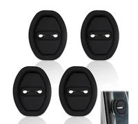 QFYANXUAN 4PCS Car Silicone Door Latch Protective Cover for Volvo EX30 2023-2024 2025, Car Door Lock Cover Protector Silent Shock Pads Silicone Door Lock Protector Interior Accessories