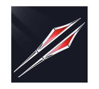 QFYANXUAN Car emblem logo badge for Jeep Wrangler JL JT 2018-2021, Car Emblems Badge Hood Trunk Emblem Front Grille Replacement Emblem Front and Rear Trunk Logo Car Accessories,B