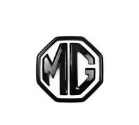 QFYANXUAN Car Emblem Logo Badge for MG MG4 2022-2023, Black Plastic PVC Car Emblem for Front and Rear Trunk Logo, Easy Install, Anti-Wear, Heat-Resistant