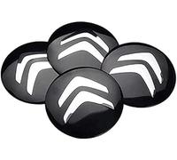 QFYANXUAN Set of 4 Car Center Hub Caps Sticker, for Citroen C1 I Bj. 2005-2014 56mm Wheel Centre Cap Stable Car Wheel Center Hub Caps Replacement Rim Decoration Accessories