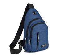 QFYANXUAN Sling Bag Cross Body Chest Bag for VW Golf 7 /GTI R Mk7 Hatchback Hatch 2013-2018, Lightweight Shoulder Backpack for Travel Hiking Cycling Camping Outdoor Sports,Blue