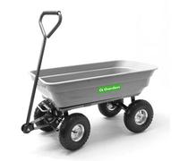 QGarden Poly Dump Cart QGPGC, 150kg Capacity, Tipping Function, 1-Year Guarantee