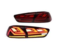 QGBKLZNZHP Car Rear Light Assemblies For Mitsubishi For GRAND LANCER 2008 2009-2018 Dynamic LED Brake Signal Light 2PCs Car Tail Assembly Tuning Parts Auto Parts(B Red Mirror)