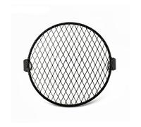 QGBKLZNZHP Front Head Lamp Guard For Cruiser Headlight Cover 6.5" Motorcycle Mesh Grill Guard Protector(B)