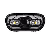 QGBKLZNZHP Motorcycle LED Headlight For Fat Bob 2008-2019 Motorcycle Headlamp 9.8" LED Headlight Assembly Plug And Play High Low Beam DRL Motorbike LED Spot Light