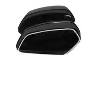 QGBKLZNZHP Motorcycle Luggage Bags for BMW R18 Dream Classic Boxer Motorcycle Modified Rear Trunk Side Luggage with Installation Bracket Black Kit Motorcycles Rear Seat Bag(White Line)