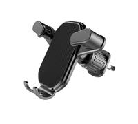 QGBKLZNZHP Motorcycle Phone Mount Upgraded Hook Gravity Car Phone Holder Anti Shake Air Vent Mount 360 Degree Rotation Stable Mobile Naigation Support Bike Phone Holder(B)