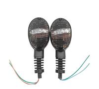 QGBUSQ Turning Indicator Motorcycle Blinker Turn Signal Indicator Flasher Light For Kawasaki For KLR650 Traveler Adventure For Vulcan S VN650 W800 Cafe Z650RS(Smoked)