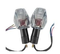QGBUSQ Turning Indicator Motorcycle Turn Signal Lights For Honda For CBR600F For CB600S/F For CBF600N For VTR1000F For RVT1000R For XL700V(Clear)