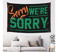 QGDC Funny Room Decor Sorry We're Tapestry Beer Decor Room Decor(75X100CM)
