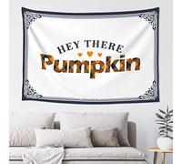QGDC Things For Boys Room Hey There Pumpkin Tapestry 2 Funny Bar Decor Man Cave Bar(100X150CM)