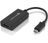 QGECEN MHL 11-pin Micro USB to HDMI Adapter Support 1080p Video Audio Output for Android Samsung Galaxy S3 S4 S5, Note 2 3 4, Galaxy Tab 3, Tab S, Tab Pro and More