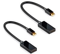 QGECEN Thunderbolt to HDMI Adapter, Mini Displayport to HDMI Adapter, Mini DP to HDMI Adapter for MacBook, iMac, Mac Mini, Mac Pro; Microsoft Surface and More, Supports 4K, 1080P, HDCP, 3D (2)