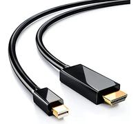 QGECEN Thunderbolt to HDMI Cable, Mini DP Displayport to HDMI for for MacBook, iMac, Mac mini, Mac Pro; Microsoft Surface and More, Supports 4K, 1080P, HDCP, 3D - 1.8m