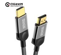 QGEEM HDMI Cable HDMI to HDMI 2.0 Cable 4K for Xiaomi Projector Nintend Switch PS4 Television TVBox xbox 360 1m 2m 5m Cable HDMI 4K Alu Alloy HDMI2.0