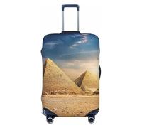 QGGHNISD Ancient Egypt Luggage Case Protector - Scratch Resistant Elastic Travel Luggage Cover - Fits 18-32 Inch Suitcases S