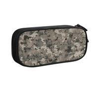 QGGHNISD Army Digital Camouflage Pencil Bag, Large Capacity Double Layer with Divider Stationery Bag,Zipper Cute Printed Cosmetic Bag for School Office Travelling