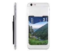 QGGHNISD Borjomi Kharagauli National Park Phone Case Card Holder, Adhesive Id Credit Card Holder for The Back of Most Smartphones